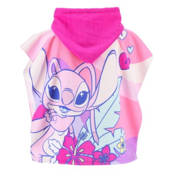 Disney Lilo and Stitch Angel beach towel poncho 55x110 cm (Fast Dry)
