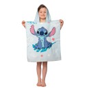 Disney Lilo and Stitch Blue beach towel poncho 50x115 cm