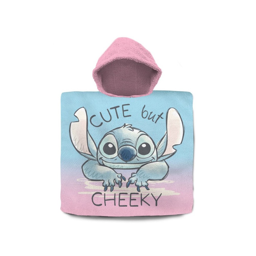 Disney Lilo and Stitch Cheeky beach towel poncho 60x120 cm