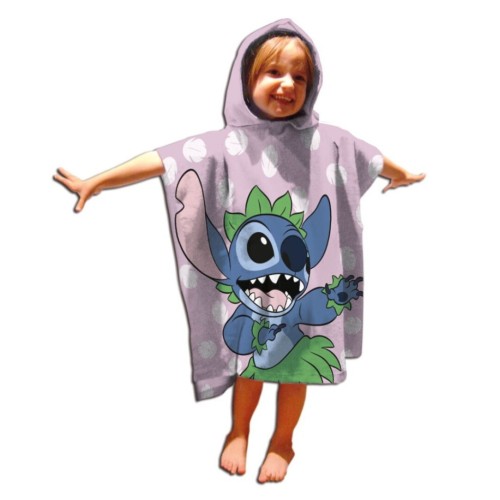 Disney Lilo and Stitch Hula Dancing beach towel poncho 55x110 cm (Fast Dry)