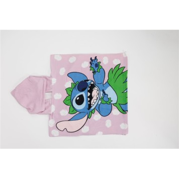 Disney Lilo and Stitch Hula Dancing beach towel poncho 55x110 cm (Fast Dry)