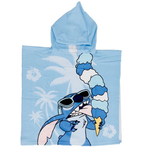 Disney Lilo and Stitch Ice Cream beach towel poncho 55x110 cm (Fast Dry)