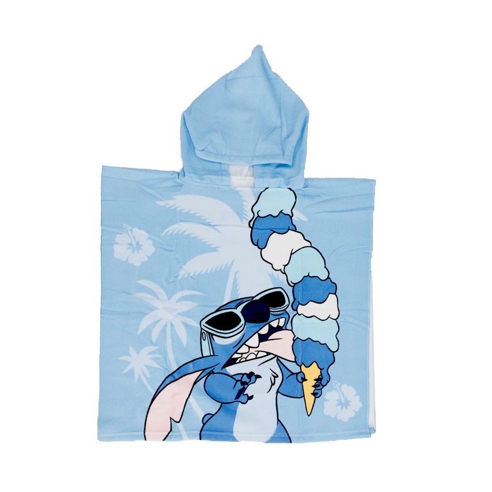 Disney Lilo and Stitch Ice Cream beach towel poncho 55x110 cm (Fast Dry)