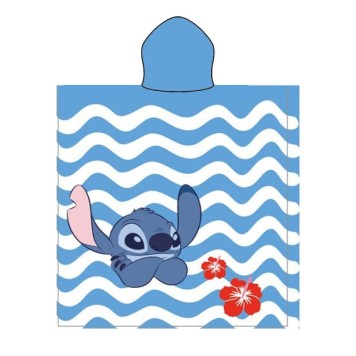 Disney Lilo and Stitch Lazy Lagoon beach towel poncho 55x110 cm (Fast Dry)
