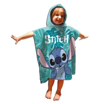 Disney Lilo and Stitch Leaf beach towel poncho 55x110 cm (Fast Dry)