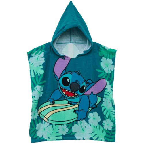 Disney Lilo and Stitch Surf beach towel poncho 60x120 cm