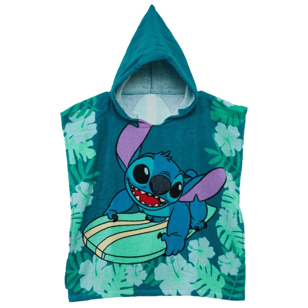 Disney Lilo and Stitch Surf beach towel poncho 60x120 cm