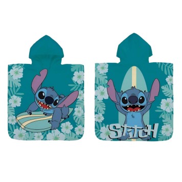 Disney Lilo and Stitch Surf beach towel poncho 60x120 cm