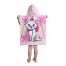 Disney Marie Pink Flower beach towel poncho 50x115cm