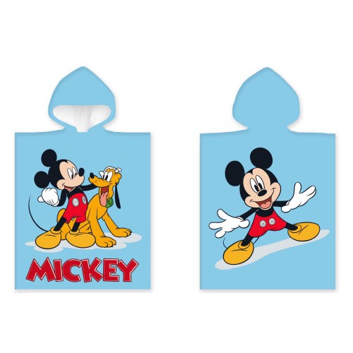 Disney Mickey  Pluto beach towel poncho 50x100 cm
