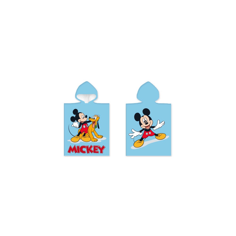 Disney Mickey  Pluto beach towel poncho 50x100 cm