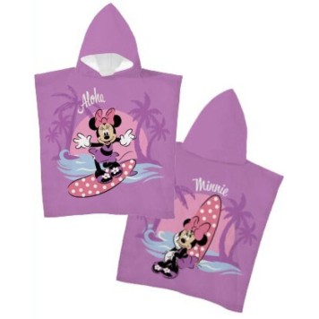 Disney Minnie  Aloha beach towel poncho 55x110 cm (Fast Dry)