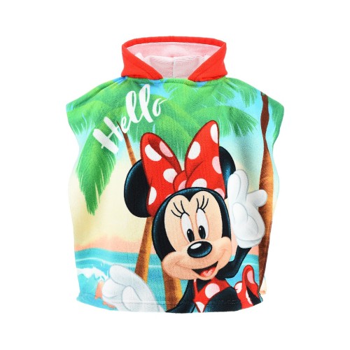 Disney Minnie  beach towel poncho 55x110 cm (Fast Dry)