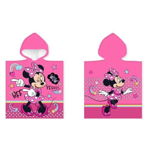 Disney Minnie  BFF beach towel poncho 50x100 cm