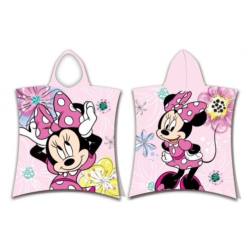 Disney Minnie  Bow beach towel poncho 50x115cm