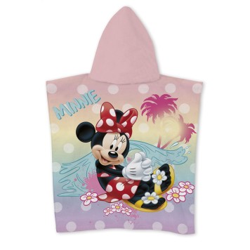 Disney Minnie Happy Days beach towel poncho 55x110 cm (Fast Dry)