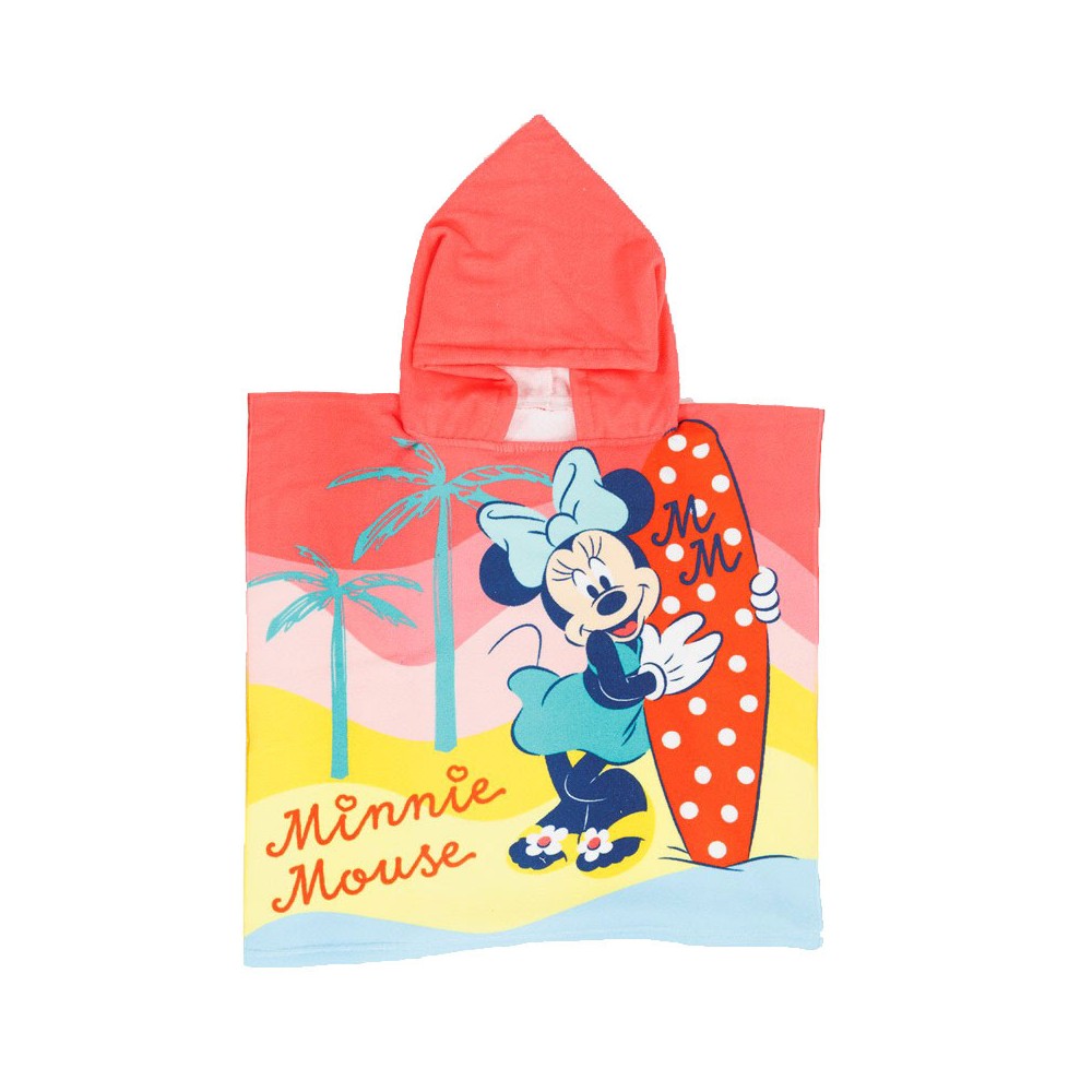Disney Minnie beach towel poncho 55x110 cm (Fast Dry)