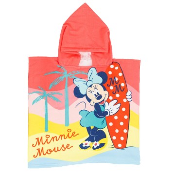 Disney Minnie beach towel poncho 55x110 cm (Fast Dry)
