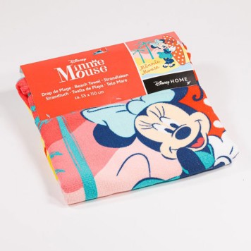 Disney Minnie beach towel poncho 55x110 cm (Fast Dry)