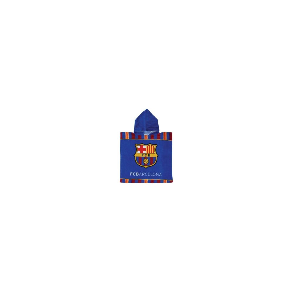 FC Barcelona beach towel poncho 50x100 cm
