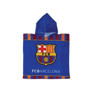 FC Barcelona beach towel poncho 50x100 cm