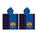 FC Barcelona Blue beach towel poncho 60x120 cm