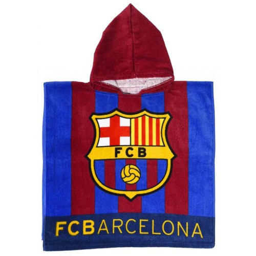 FC Barcelona beach towel poncho 50x100 cm