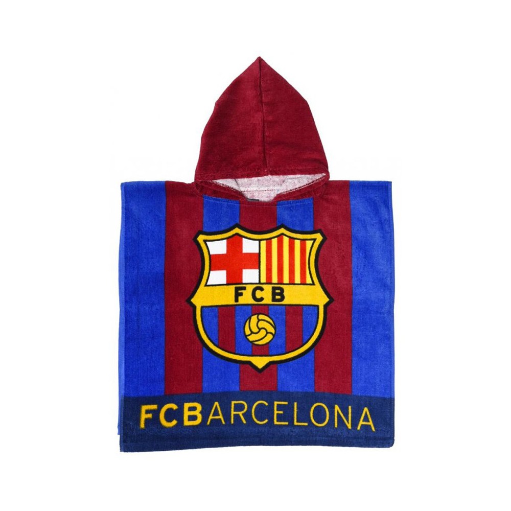 FC Barcelona beach towel poncho 50x100 cm