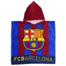 FC Barcelona beach towel poncho 50x100 cm