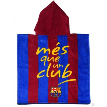 FC Barcelona beach towel poncho 50x100 cm