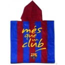 FC Barcelona beach towel poncho 50x100 cm