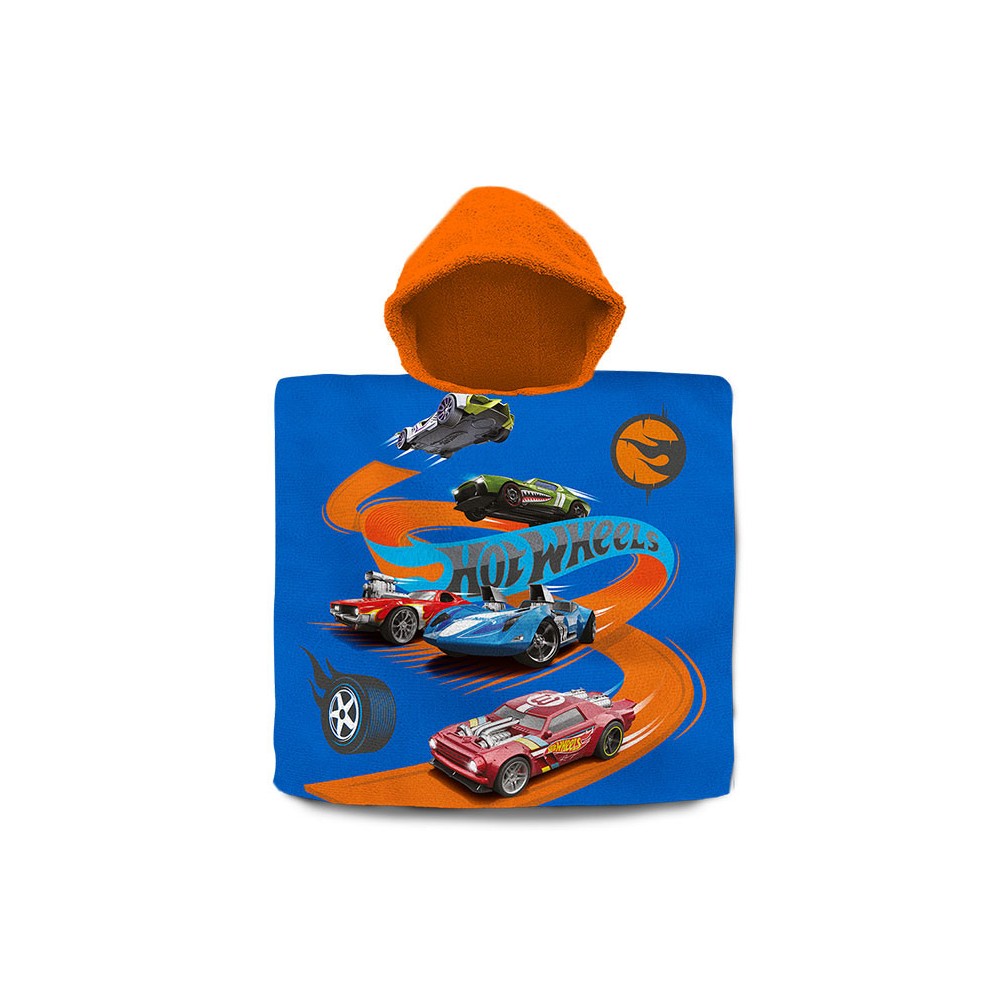 Hot Wheels Highway  beach towel poncho 60x120 cm