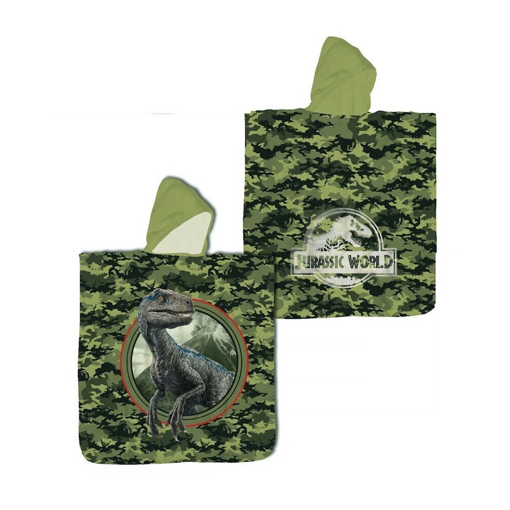 Jurassic World beach towel poncho 60x120 cm