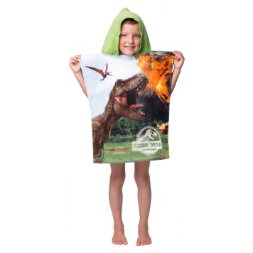 Jurassic World Volcano beach towel poncho 50*115cm
