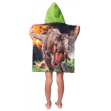 Jurassic World Volcano beach towel poncho 50*115cm