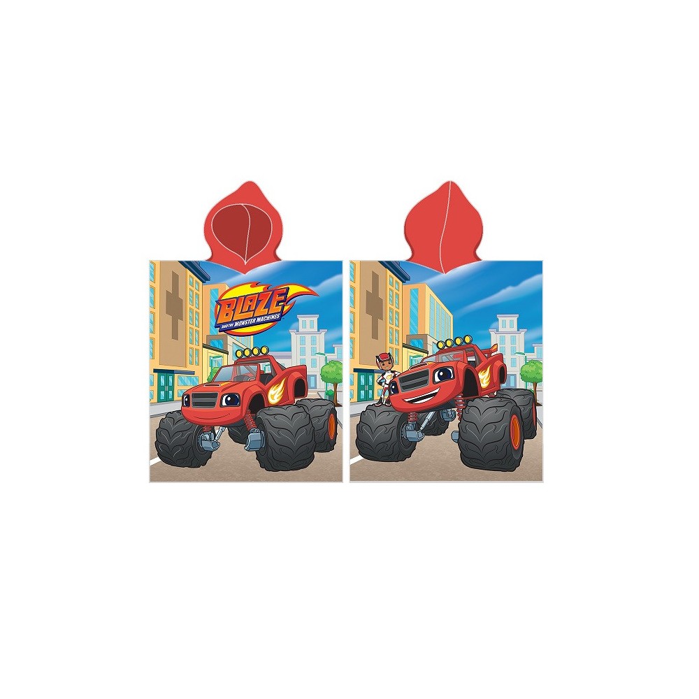 Blaze City beach towel poncho 55x110 cm