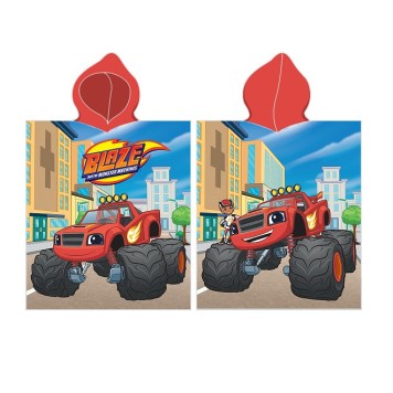 Blaze City beach towel poncho 55x110 cm