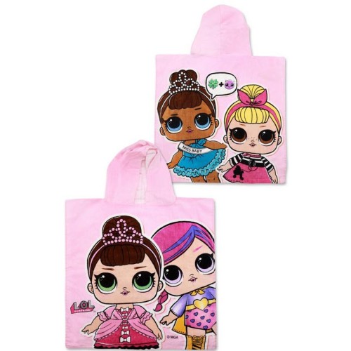 LOL Surprise beach towel poncho 50*115 cm