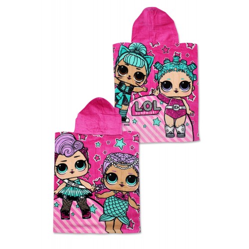 LOL Surprise beach towel poncho 50*115 cm