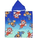 Paw Patrol Aqua beach towel poncho 60x120 cm (Fast Dry)