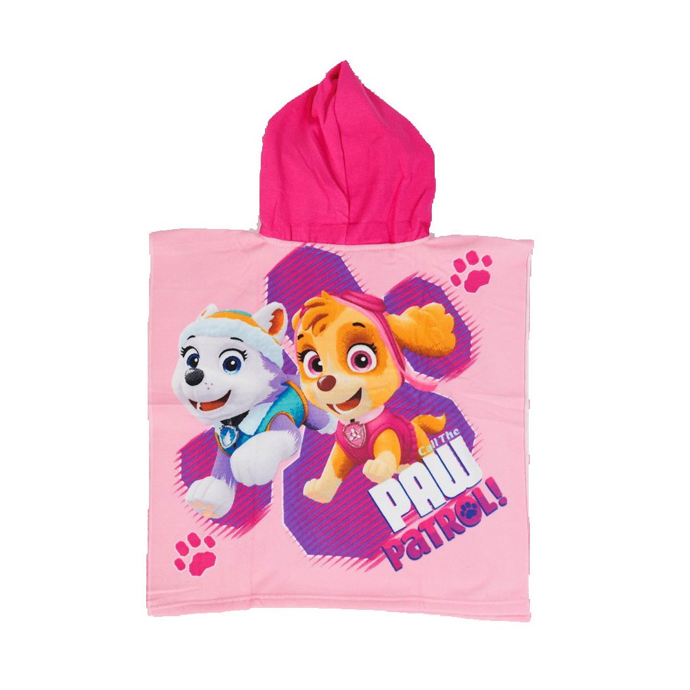 Paw Patrol Beach Towel Poncho 55x110 cm (Fast Dry)