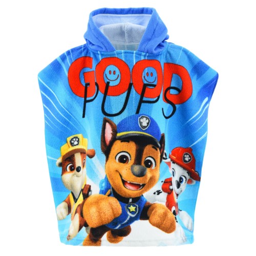 Paw Patrol Good Pups beach towel poncho 55x110 cm (Fast Dry)