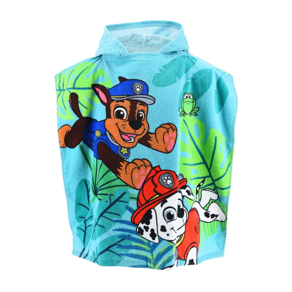 Paw Patrol beach towel poncho 55x110 cm