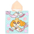Paw Patrol Mermaid Beach Towel Poncho 60x120 cm (Fast Dry)