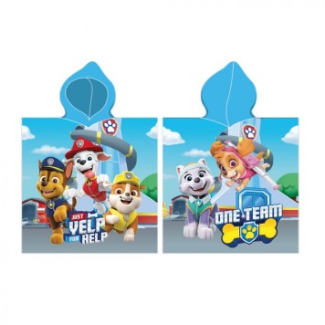 Paw Patrol One Team beach towel poncho 55x110 cm (Fast Dry)