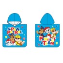 Paw Patrol Pawfect Team beach towel poncho 50x115 cm