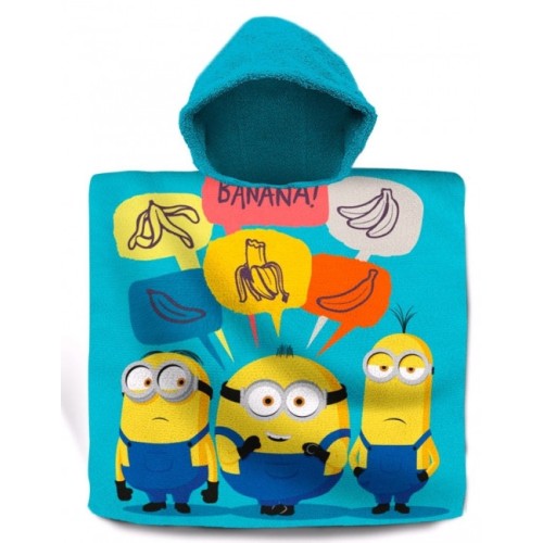 Minions Banana Beach Towel Poncho 60x120 cm