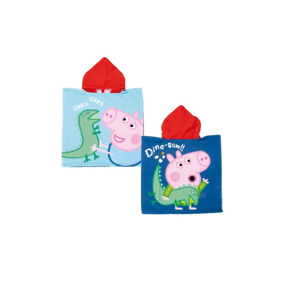 Peppa Pig Dine-saw beach towel poncho 55x110 cm