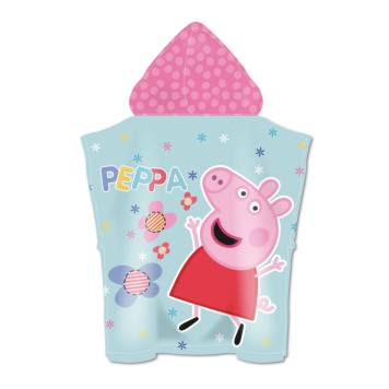 Peppa Pig Flower beach towel poncho 55x110cm (fast dry)