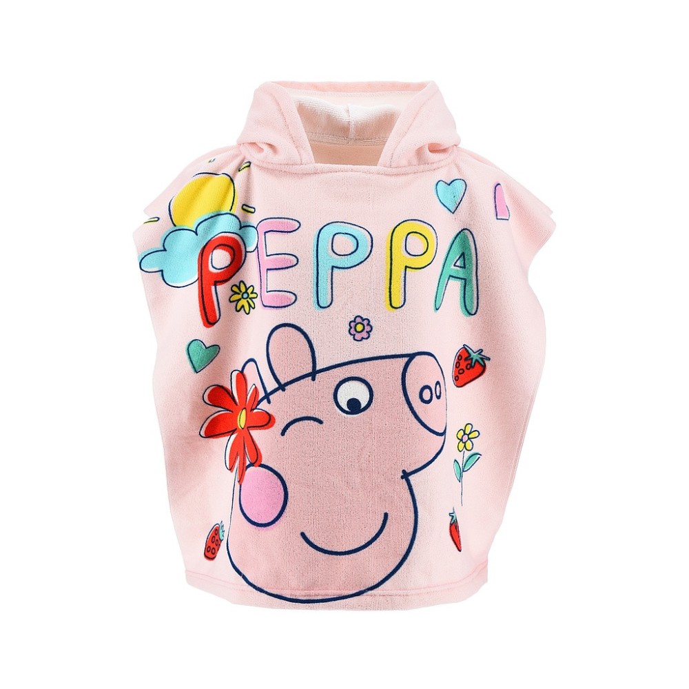 Peppa Pig beach towel poncho 55x110 cm (Fast Dry)